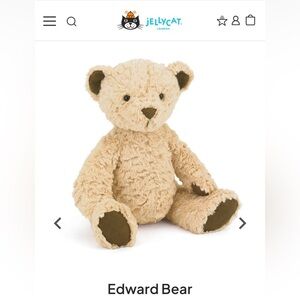 JELLYCAT London Edward Bear - Retired